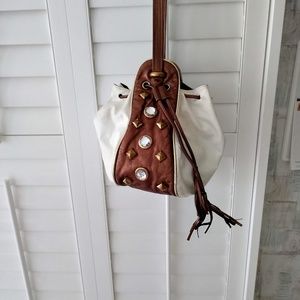 Saereun New York large  satchel bag studded